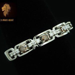 Levian Ring / Chocolate & Vanilla diamond / 14K gold / Super Luxury